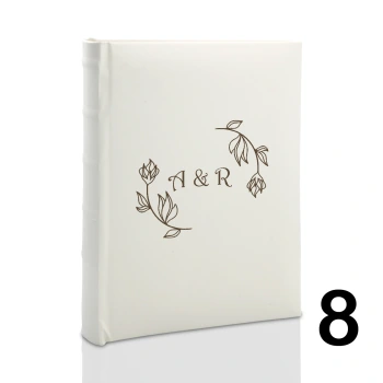 Album ślubny, wsuwany, 50 zdjęć 15x21, personalizowany, 12 wzorów